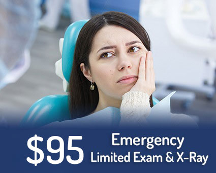 95 dollar emergency limited exam and x ray